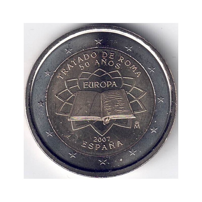 2007. 2 Euros España "Tratado de Roma"