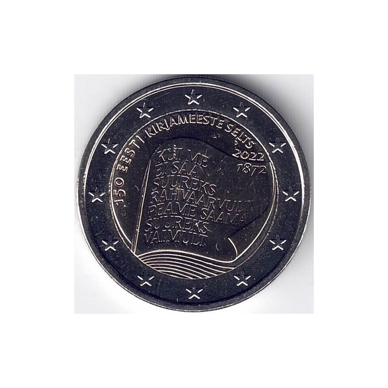 2022. 2 Euros Estonia "Literatura"