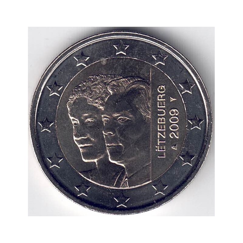 2009. 2 Euros Luxemburgo "Charlotte"