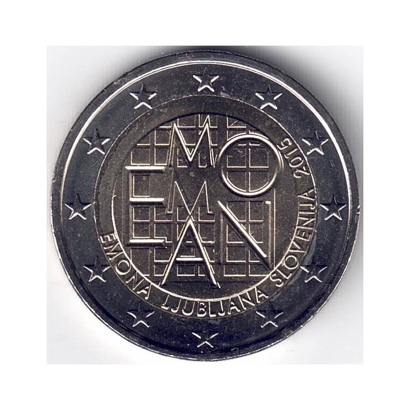 2015. 2 Euros Eslovenia "Emona"