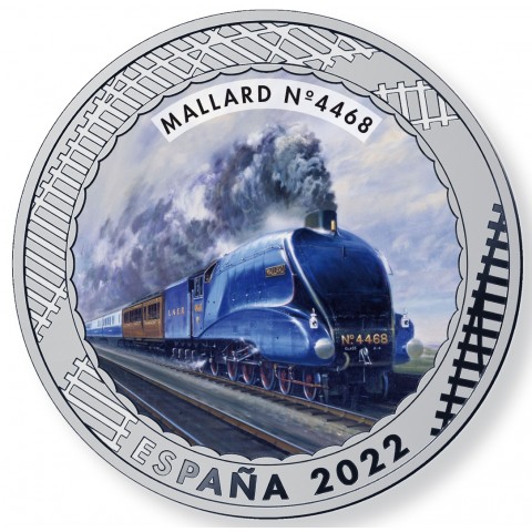 2022. Historia del Ferrocarril. Locomotora Mallard 4468