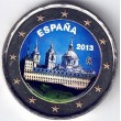 2013. 2 Euros España "Escorial" color