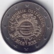 2012. 2 Euros Austria "X Aniversario"