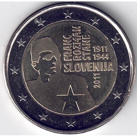 2011. 2 Euros Eslovenia "Franc Rozman"