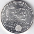 2004. Moneda 12 euros "Boda Príncipes"