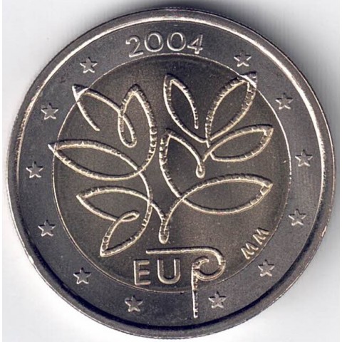 2004. 2 Euros Finlandia "Ampliación UE"