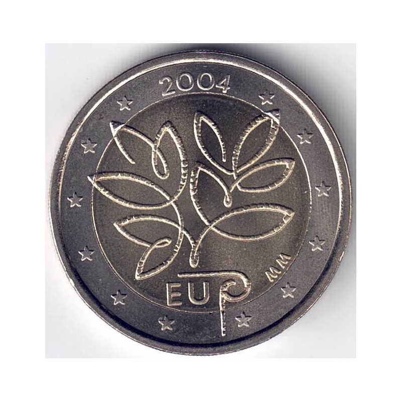 2004. 2 Euros Finlandia "Ampliación UE"