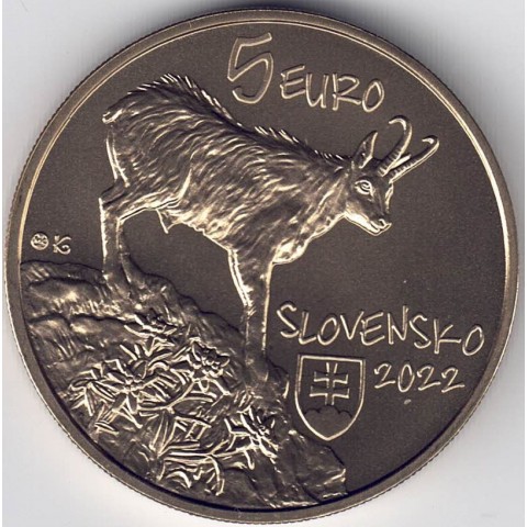 2022. 5 Euros Eslovaquia "Tatra Gamuza"