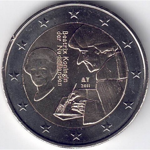 2011. 2 Euros Holanda "Erasmo"