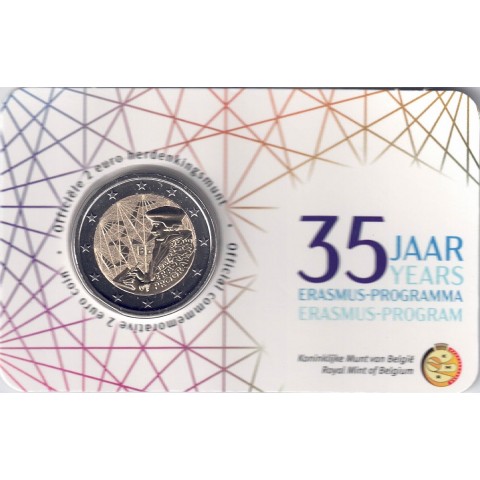 2022. 2 Euros Belgica "Erasmus"