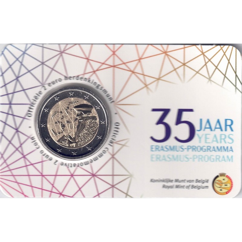 2022. 2 Euros Belgica "Erasmus"