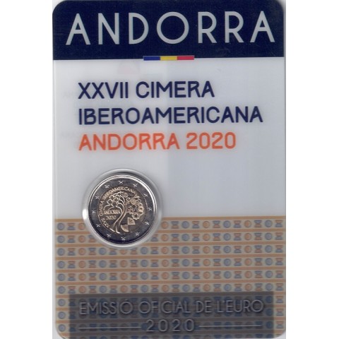 2020. 2 Euros Andorra "Cumbre Iberoamericana"