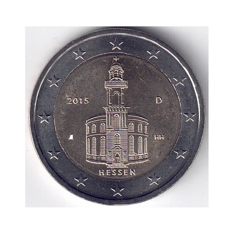 2015. 2 Euros Alemania A-Berlin "Hessen"