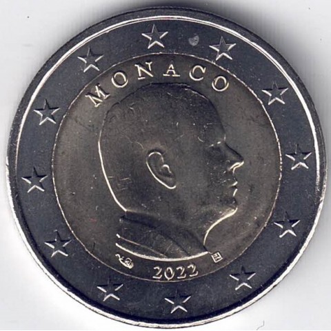 2022. 2 Euros Monaco "Alberto"