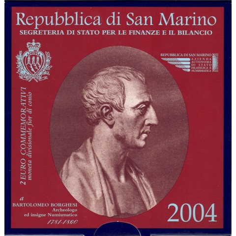 2004. 2 Euros San Marino "Borghesi"