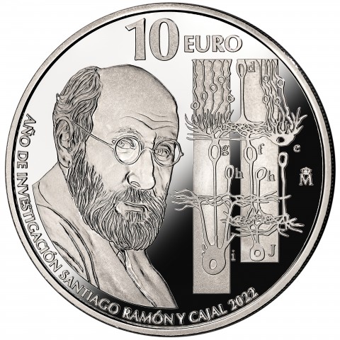 2022. Santiago Ramon y Cajal. 10 euros