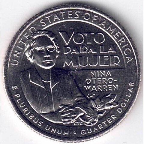 2022. Woman Quarter. Otero-Warren D