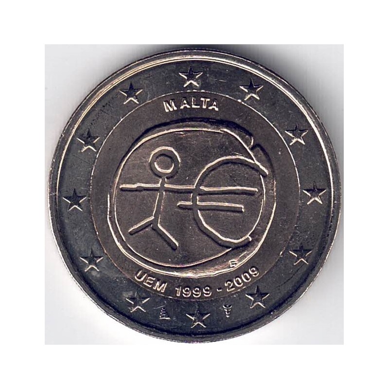 2009. 2 Euros Malta "EMU"