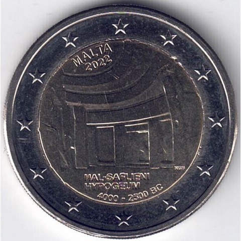 2022. 2 Euros Malta "Templos"