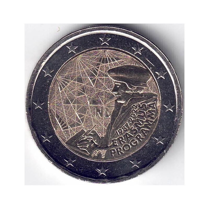 2022. 2 euros Holanda "Erasmus"