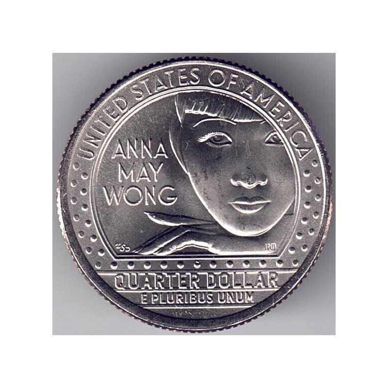 2022. Woman Quarter. Anna May Wong D