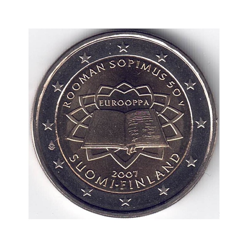 2007. 2 Euros Finlandia "Tratado de Roma"
