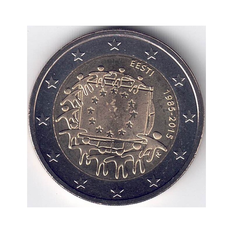 2015. 2 Euros Estonia "Bandera"