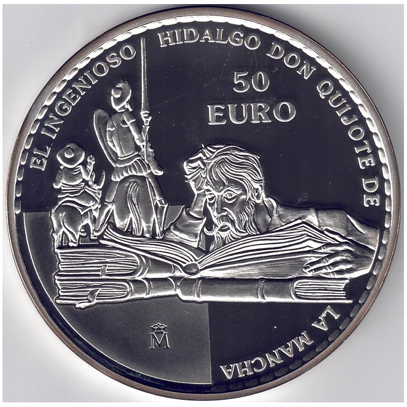 2005. IV Centenario publicación Quijote. 50 euros