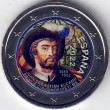 2022. 2 euros España "Elcano" color (version 3)