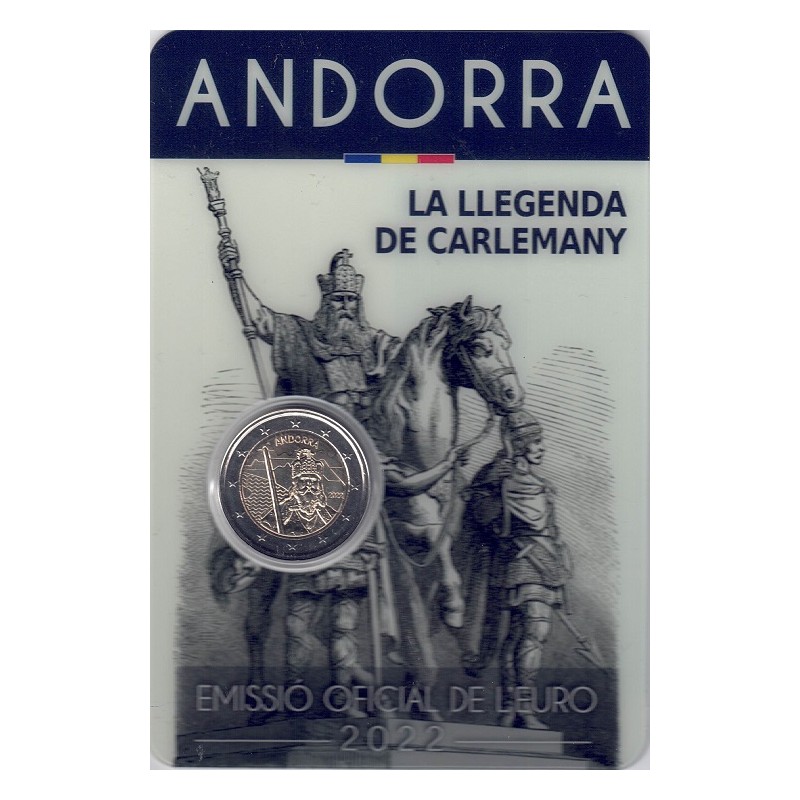 2022. 2 Euros Andorra "Carlomagno"