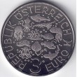 2023. Moneda 3 euros Austria. Tiburon