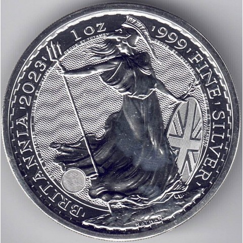 2023. Onza Reino Unido. Britania Carlos III