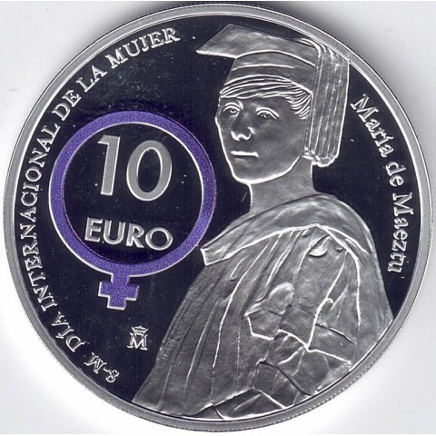 2023. Día de la mujer. Maria de Maeztu. 10 euros