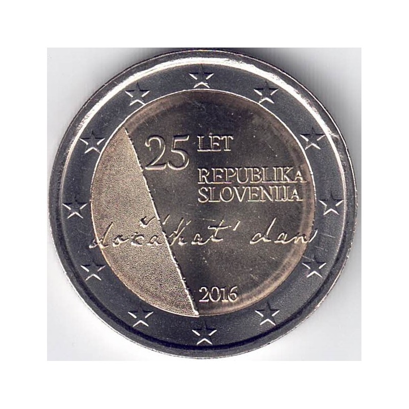 2016. 2 Euros Eslovenia "Independencia"