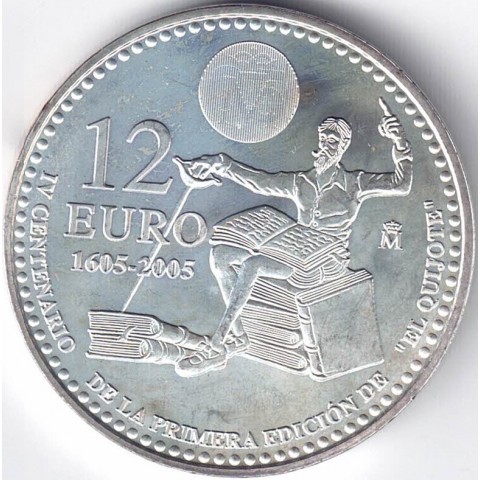 2005. Moneda 12 euros "Quijote"