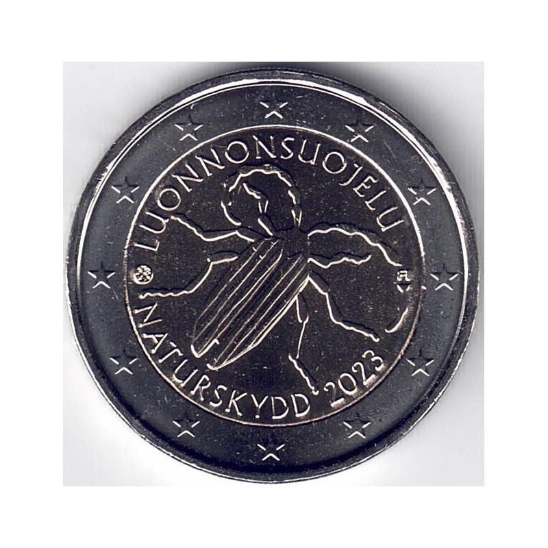 2023. 2 Euros Finlandia. Conservacion naturaleza