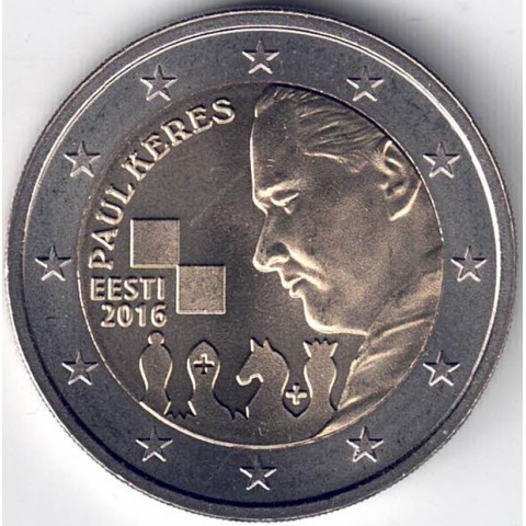 2016. 2 Euros Estonia "Paul Keres"