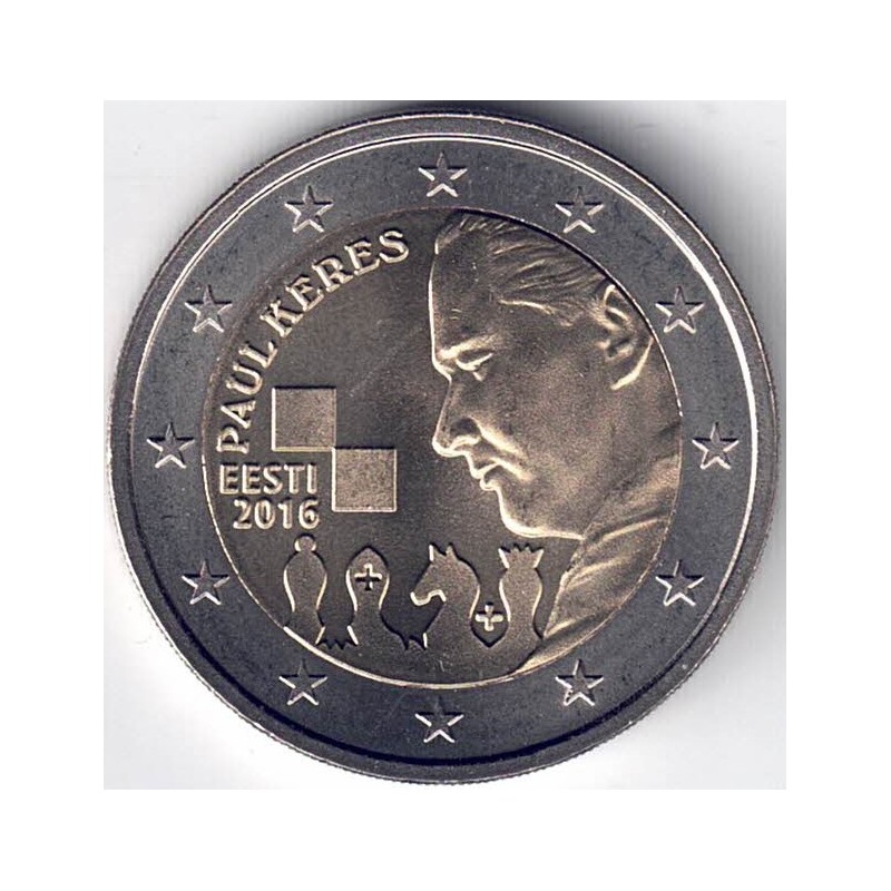 2016. 2 Euros Estonia "Paul Keres"