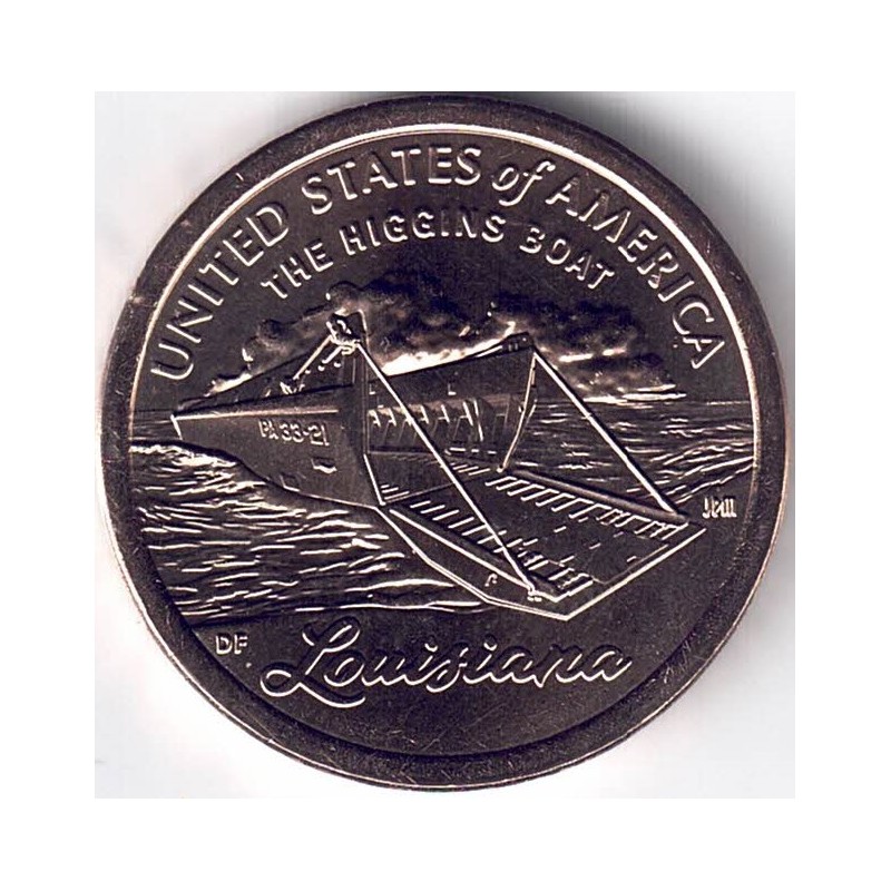 2023. Moneda EEUU. 1 Dolar. Innovacion Lousiana P