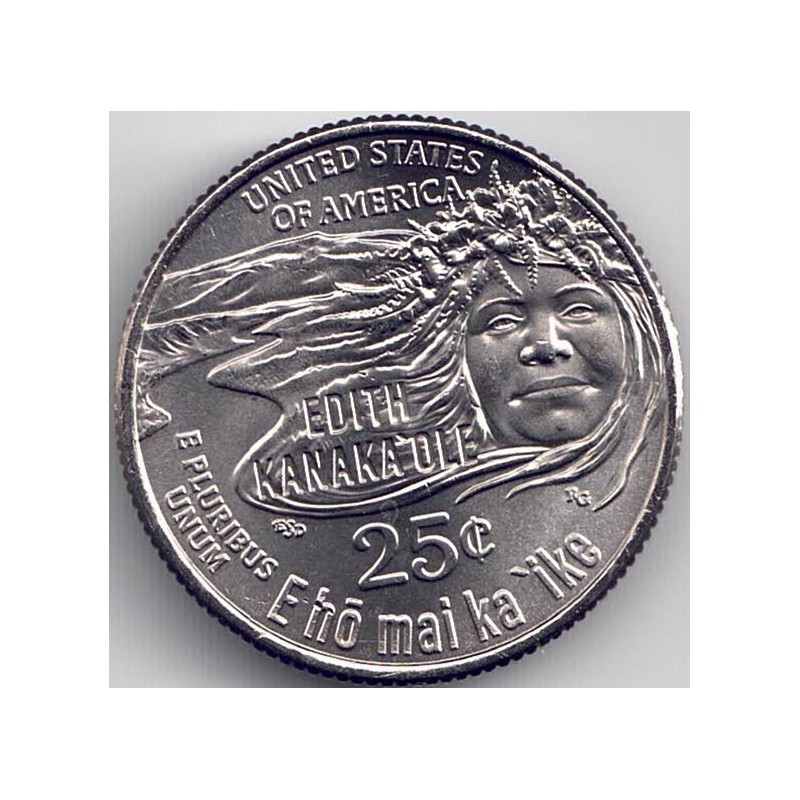 2023. Woman Quarter. Edith Kanaka'ole D