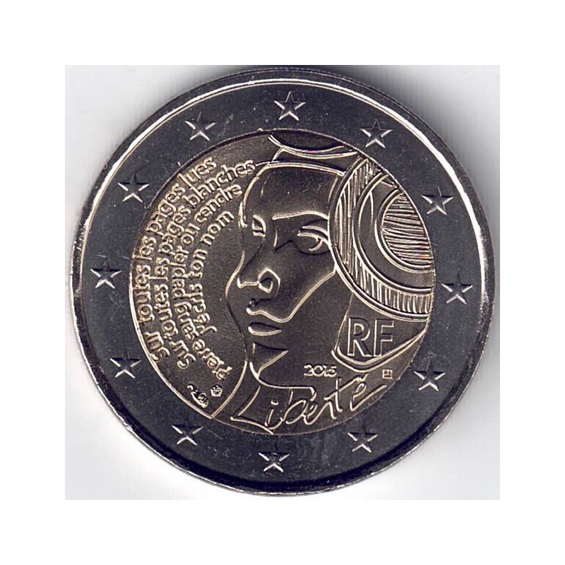 2015. 2 Euros Francia "Federación"