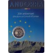 2014. 2 Euros Andorra "Consejo Europa"