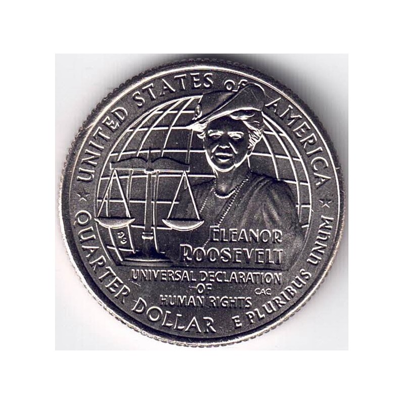 2023. Woman Quarter. Eleanor Roosevelt D