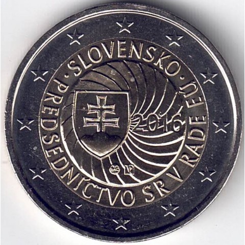 2016. 2 Euros Eslovaquia "Presidencia UE"