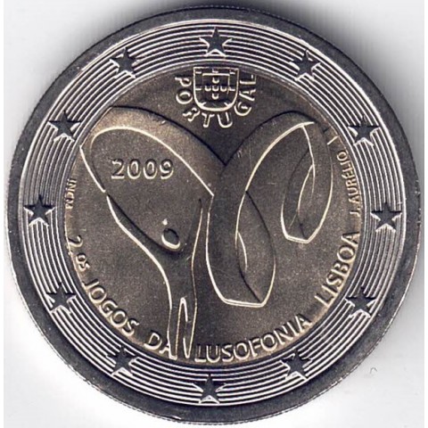 2009. 2 Euros Portugal "Lusofonia"