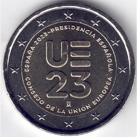2023. 2 euros España. Presidencia