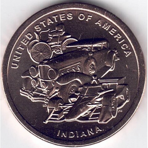 2023. Moneda EEUU. 1 Dolar. Innovacion Indiana D
