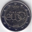 2023. 2 Euros Irlanda. 50 Aniversario adhesion UE