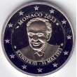 2023. 2 Euros Monaco. Rainiero III