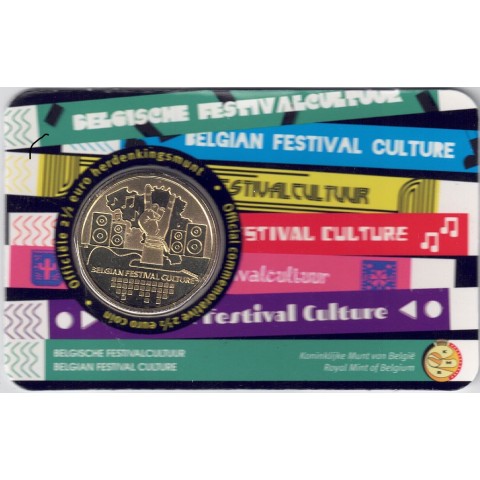 2023. 2.5 Euros Bélgica. Cultura fesiva